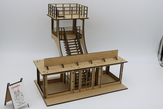 Preview: AT-BA Kontrollturm 305 x 255 x 275 LxBxH mm